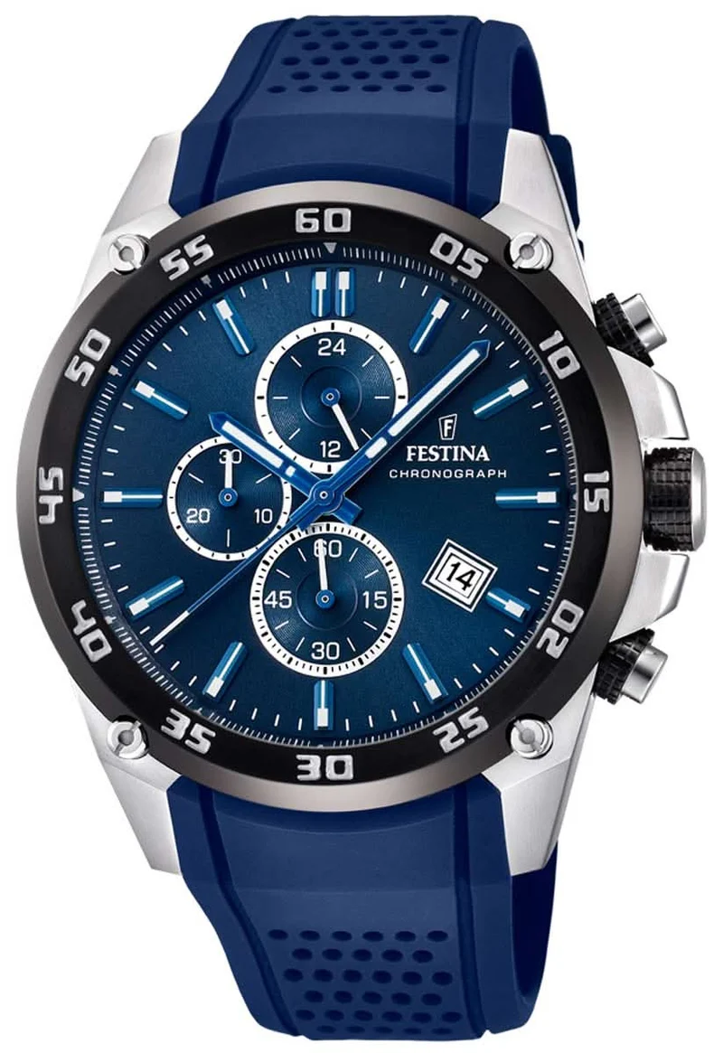 Festina The Originals F20330/2 Herrenuhr • Sportliches Chronographen-Design • Zuverlässiges Quarzwerk