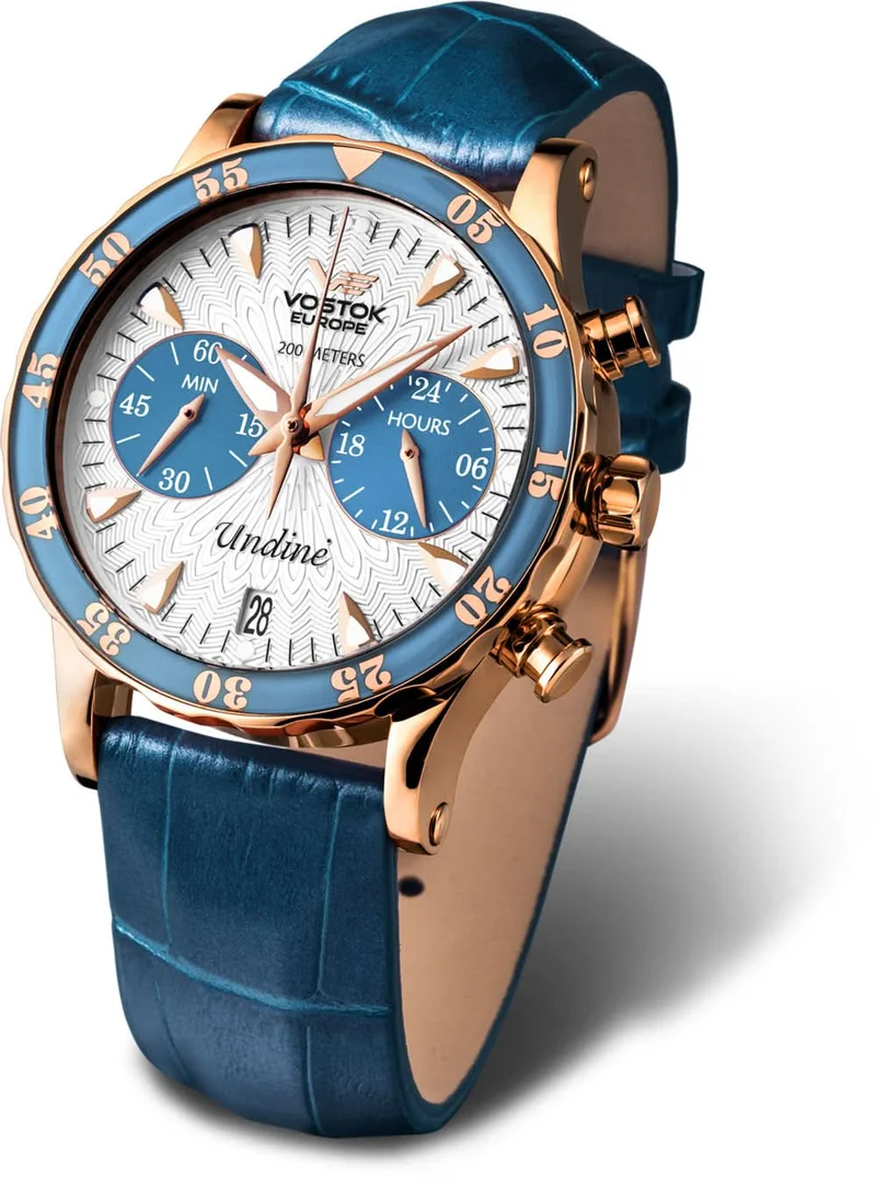 Vostok Europe Undiné VK64-515B527 Damenuhr • 20 Bar Wasserdicht • K1 Sicherheitsglas