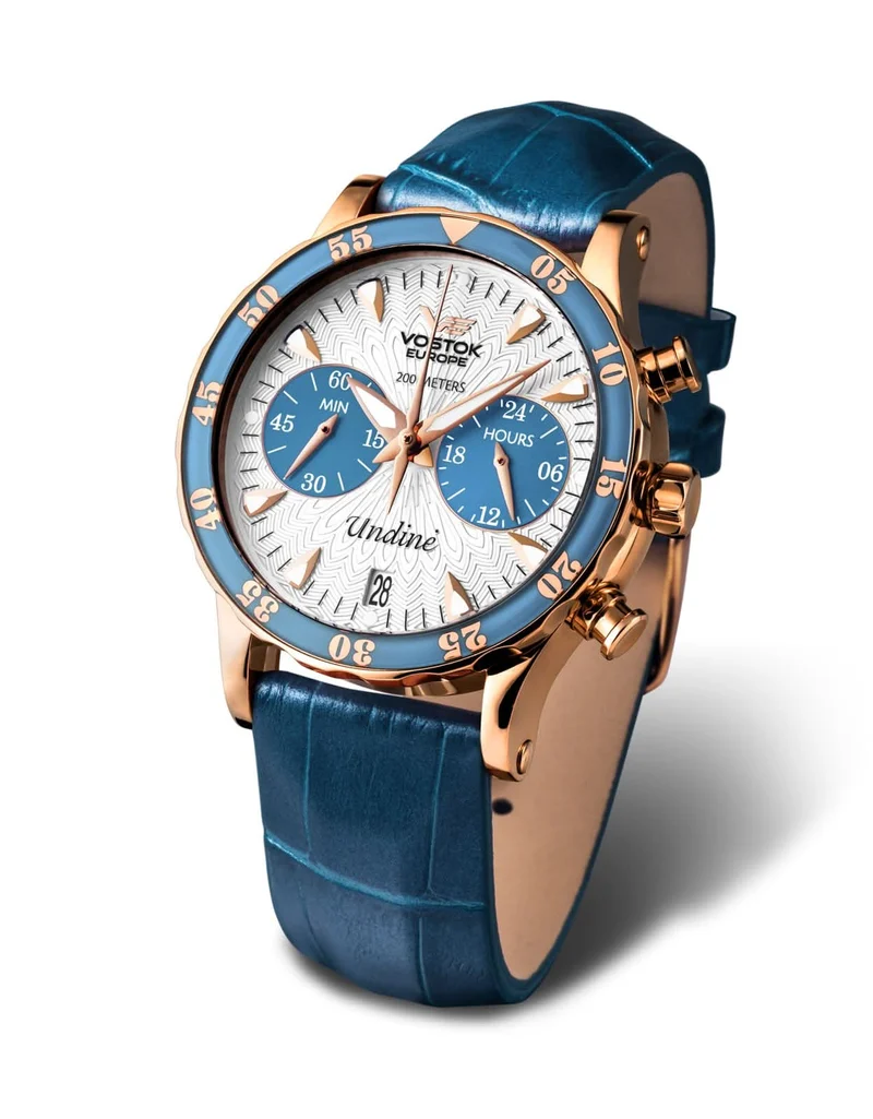 Vostok Europe Undiné VK64-515B527 Damenuhr • 20 Bar Wasserdicht • K1 Sicherheitsglas