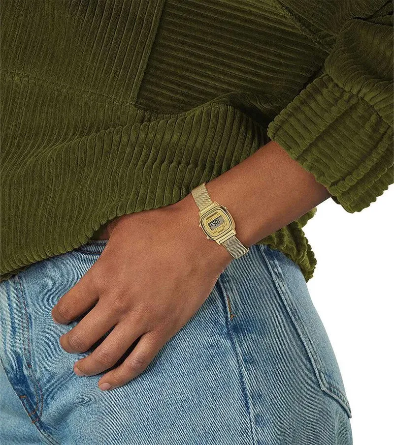 Casio Vintage LA670WEMY-9EF Damenuhr • Kultiges Retro-Design • Stoppfunktion & Timer