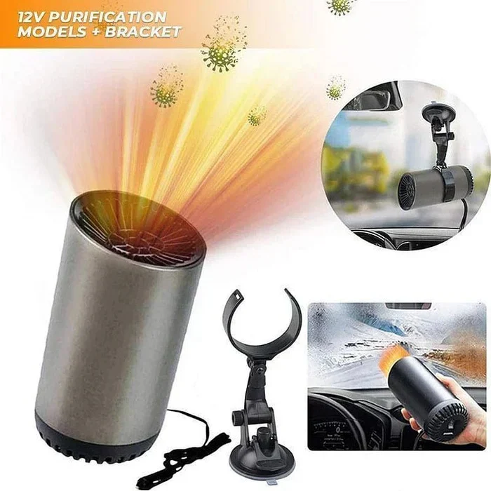 Auto Verwarming Bekerhouder 12V 150W – Compacte Voertuigkachel met 360° Draaibare Luchtstroom voor Snelle Opwarming en Ruitontdooiing | Sansoti