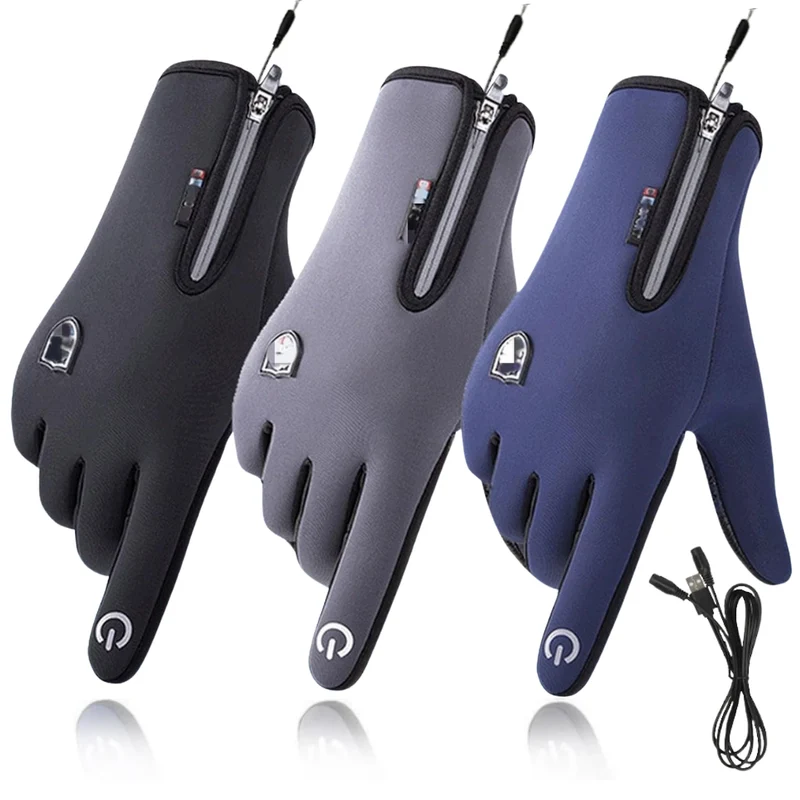 Verwarmbare Handschoenen met USB Touchscreen Waterdicht Winddicht voor Winter | Sansoti