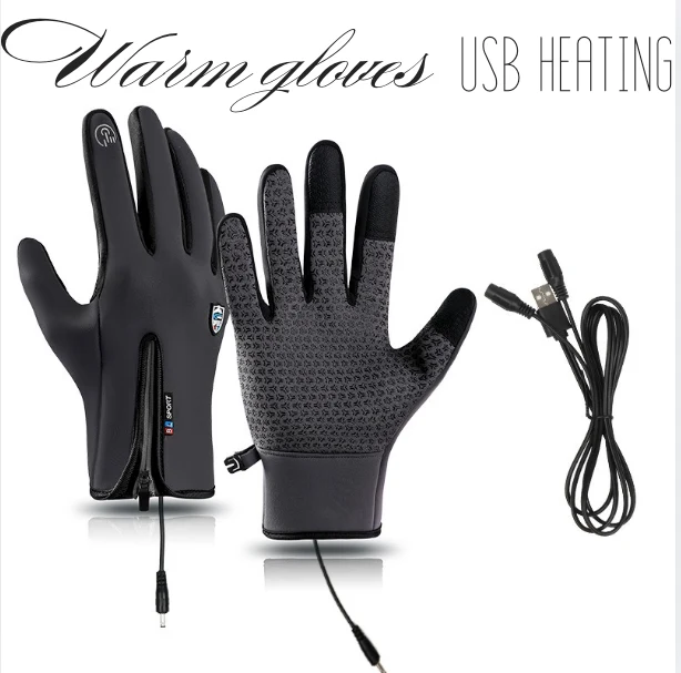 Verwarmbare Handschoenen met USB Touchscreen Waterdicht Winddicht voor Winter | Sansoti