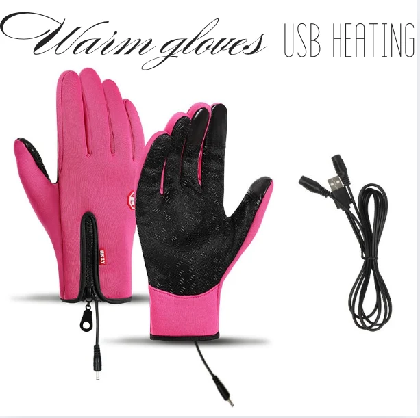 Verwarmbare Handschoenen met USB Touchscreen Waterdicht Winddicht voor Winter | Sansoti