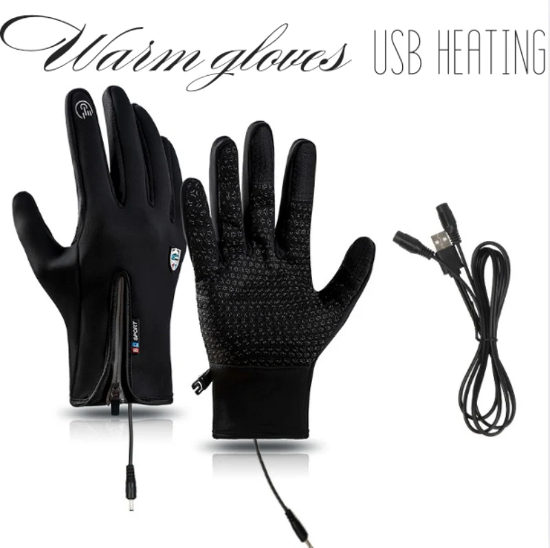 Verwarmbare Handschoenen met USB Touchscreen Waterdicht Winddicht voor Winter | Sansoti