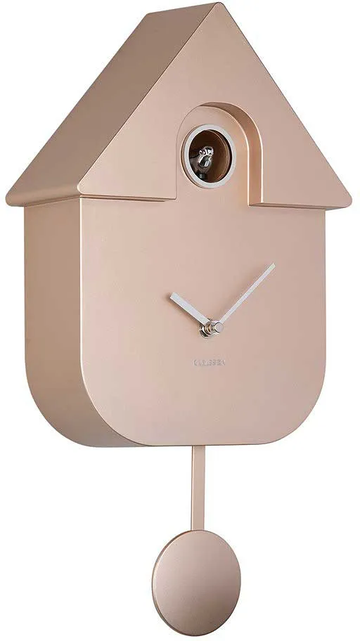 Karlsson Wanduhr 41x21,5x8,5 cm ABS Kunststoff • Modernes Design • Kuckucksruf