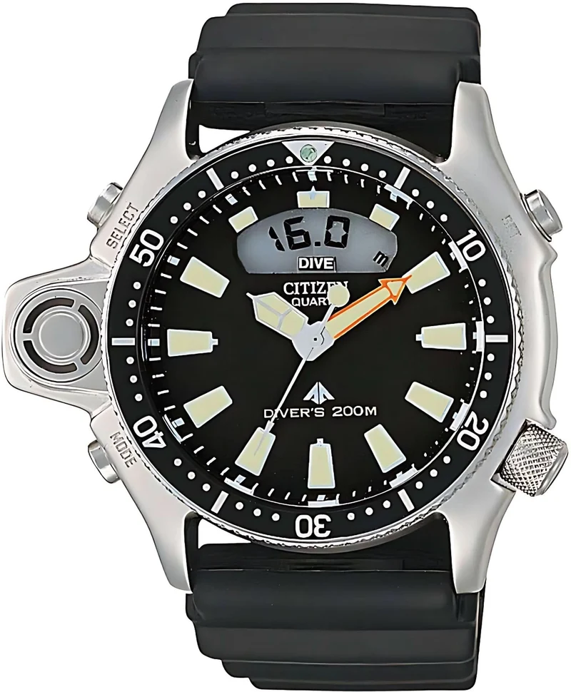 Citizen Promaster Marine JP2000-08E Herrenuhr • Elektronischer Tiefenmesser • 20 bar
