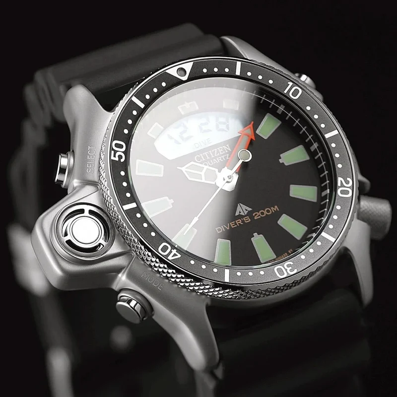 Citizen Promaster Marine JP2000-08E Herrenuhr • Elektronischer Tiefenmesser • 20 bar