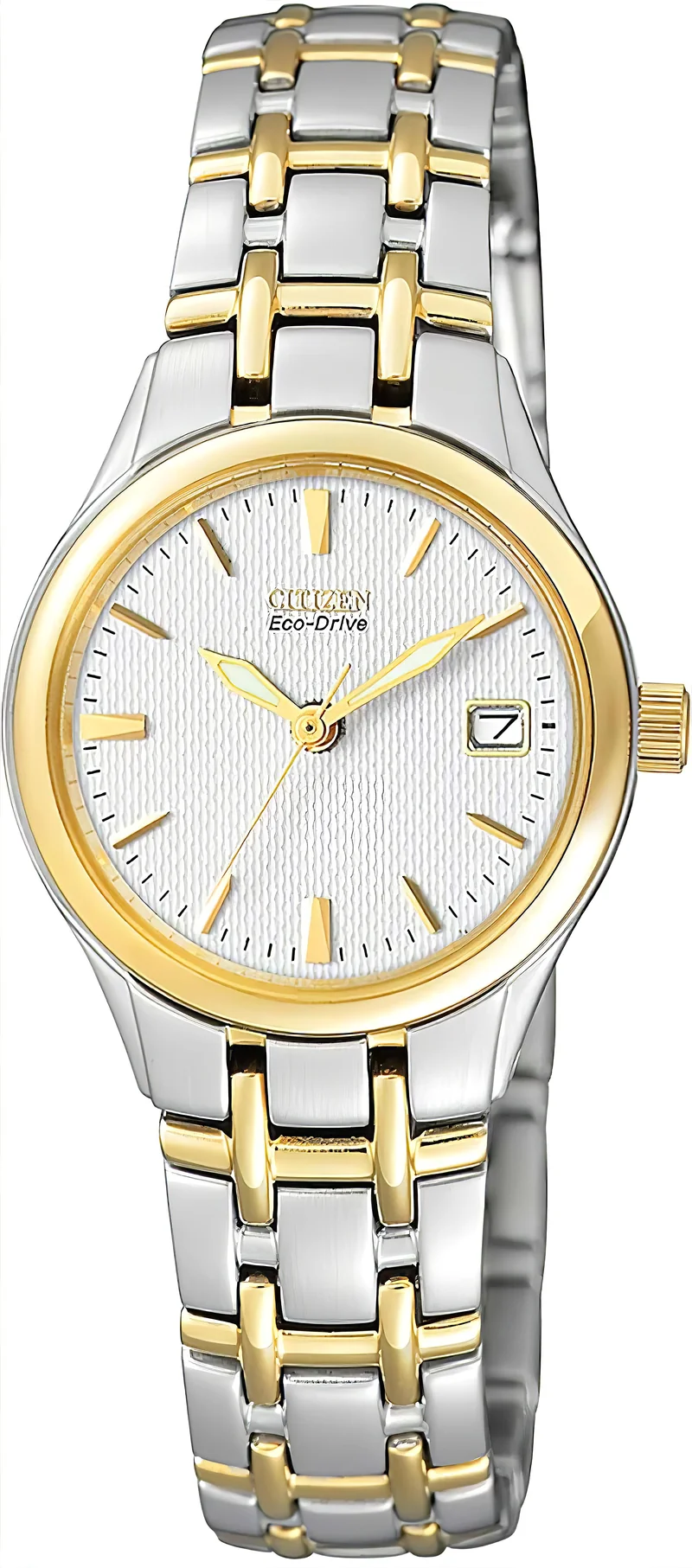 Citizen Eco-Drive EW1264-50A Damenuhr • Solar • Bicolor