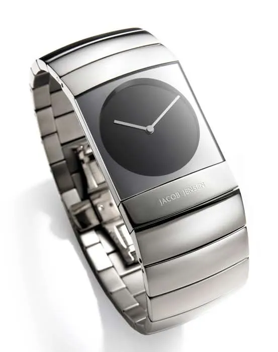 Jacob Jensen Arc 571 Herrenuhr • Titan-Design • Saphirglas