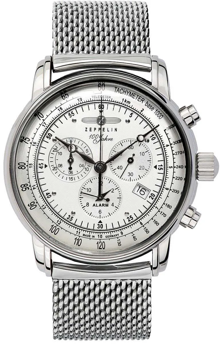 Zeppelin 100 Jahre Zeppelin 7680M-1 Herrenuhr • Made in Germany • Vintage-Design