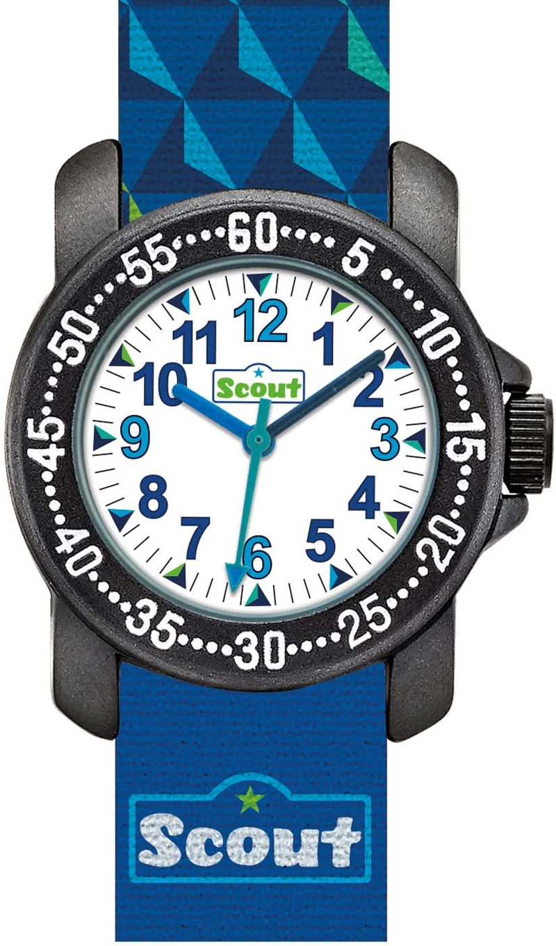 Scout Flying Monsters 280376015 Kinderuhr • Pädagogisches Lernzifferblatt • Waschbares Textilband