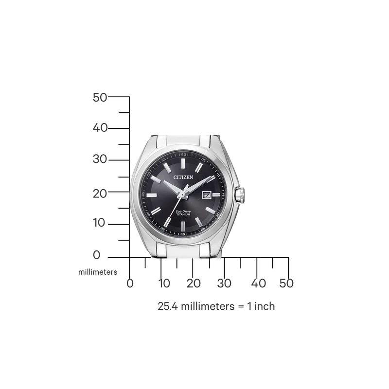 Citizen Super Titanium EW2210-53E Damenuhr • Eco-Drive • Saphirglas