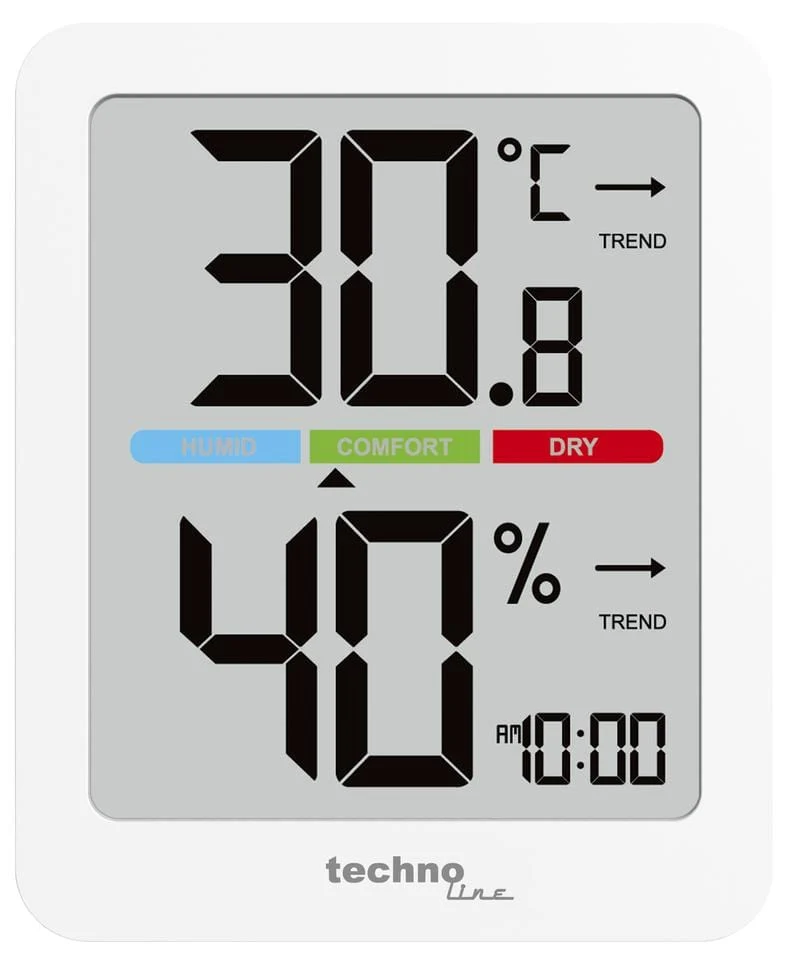 Thermometer Technoline WS 9456 81x98x15mm weiß