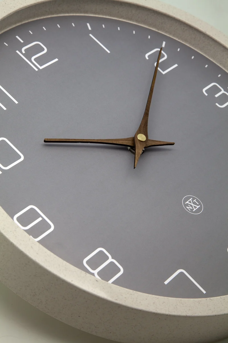 Wall Clock 30cm-Silent-Paper & Bioplastic-nXt 'Eco'