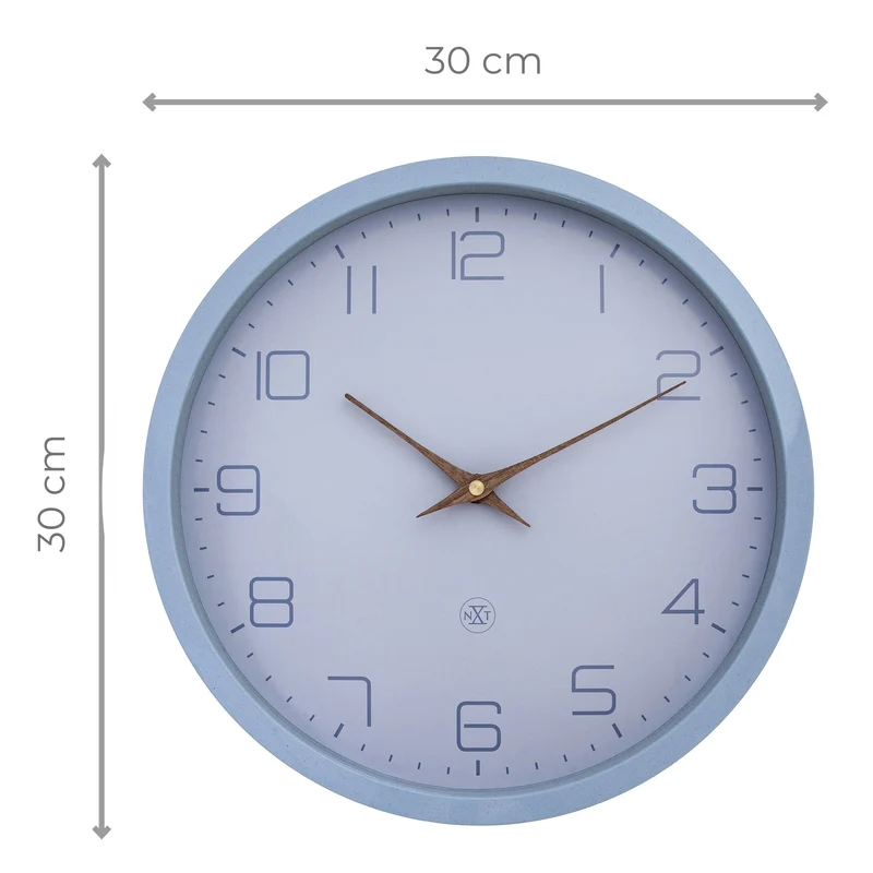 Wall Clock 30cm-Silent-Paper & Bioplastic-nXt 'Eco'