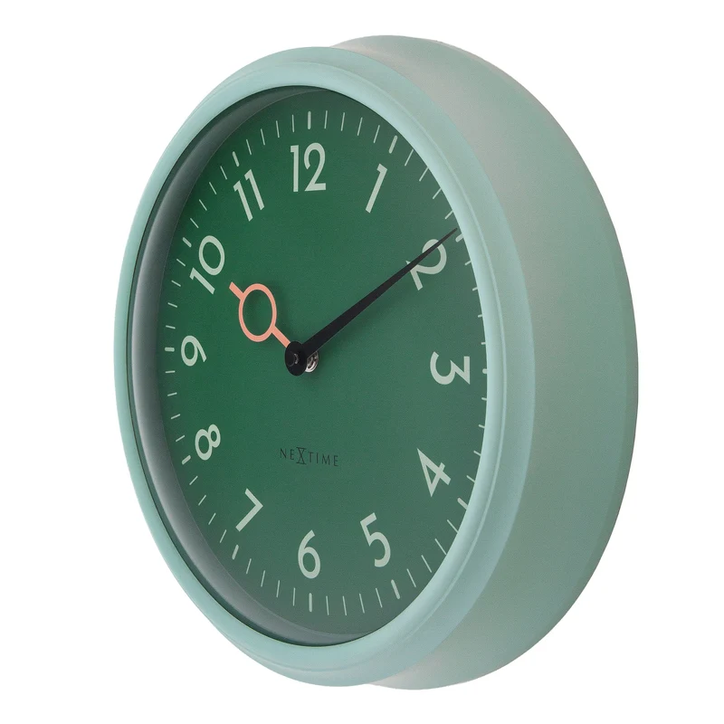 Wall Clock 30.5cm-Silent-ABS-NeXtime 'Golden Hour Wall'