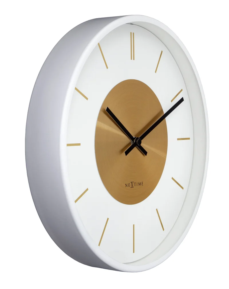 Wall Clock 25cm-Silent-Metal-NeXtime 'Retro II'