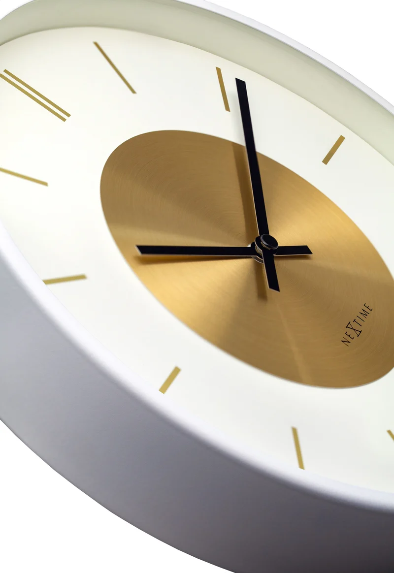 Wall Clock 25cm-Silent-Metal-NeXtime 'Retro II'