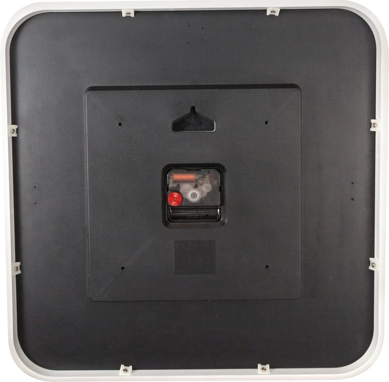 Wall clock - 40 x 40 x 4 cm - Wood - 'Square Wall'