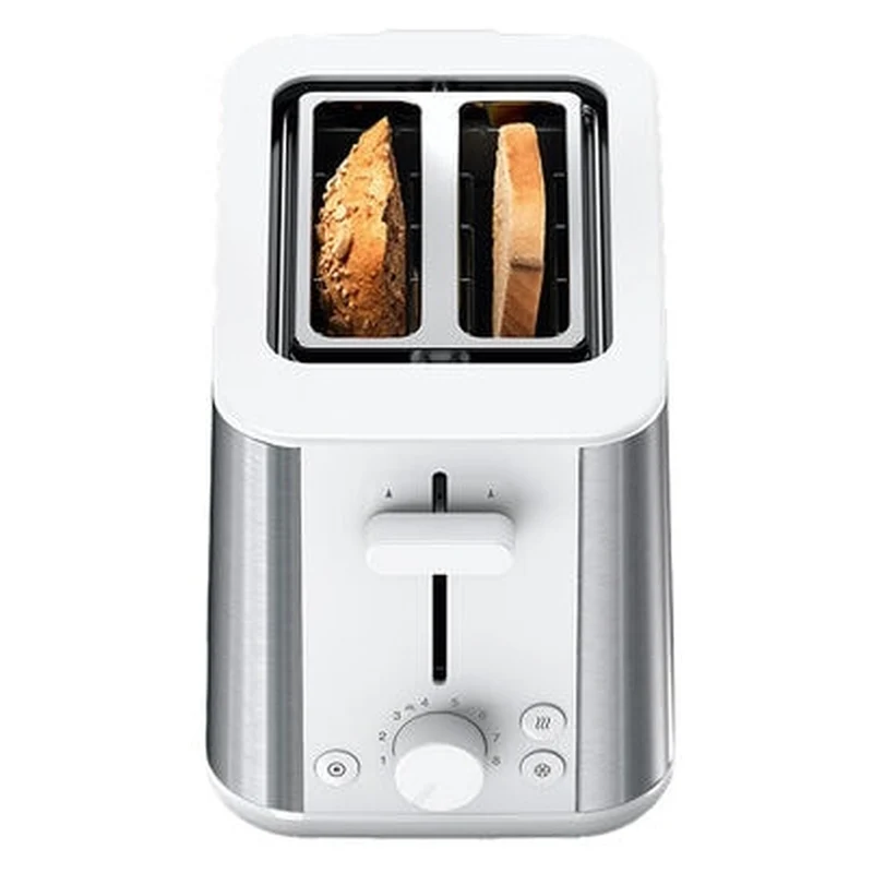 Braun PurShine HT 1510 WH 2-Scheiben-Toaster 900 W Edelstahl, Weiß