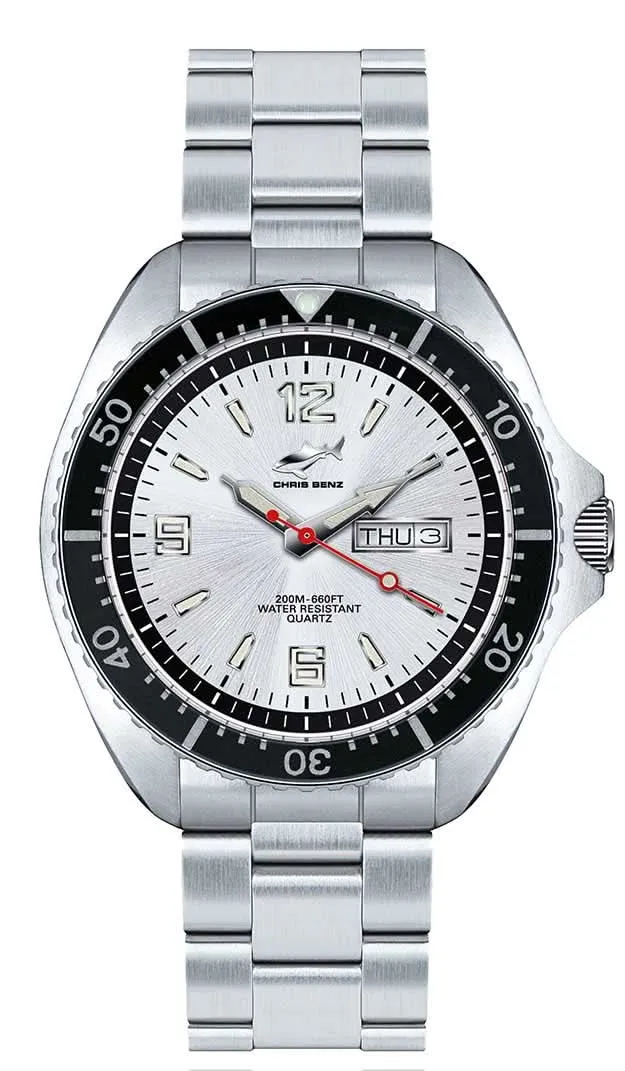 Chris Benz One CBO-SI-MB-SW Damenuhr • 200m Wasserdicht • Saphirglas