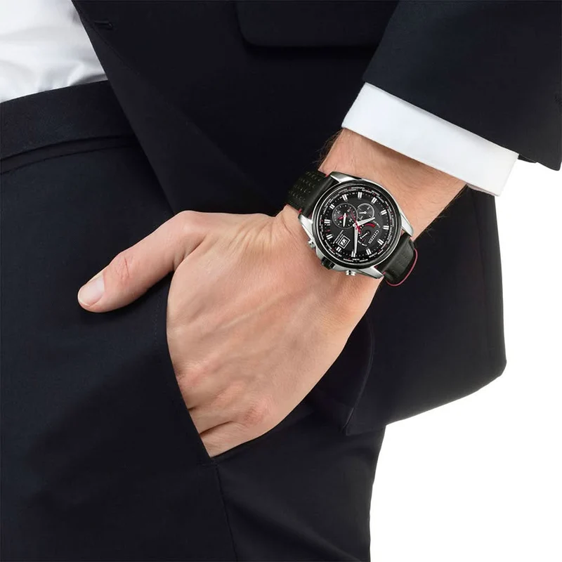 Citizen AT9036-08E Herrenuhr • Funk-Solar-Antrieb • Saphirglas