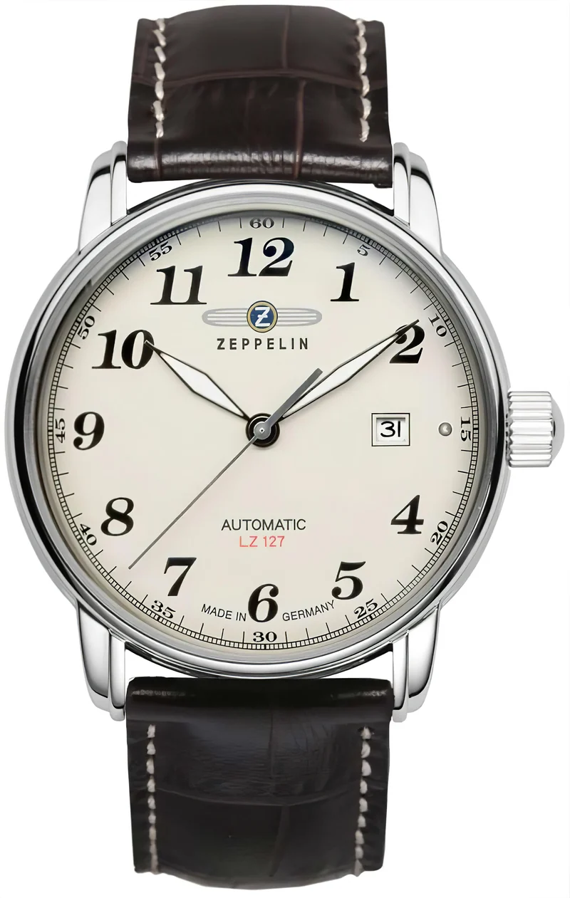 Zeppelin LZ 127 Graf Zeppelin 7656-5 Herrenuhr • Made in Germany • Automatik-Werk