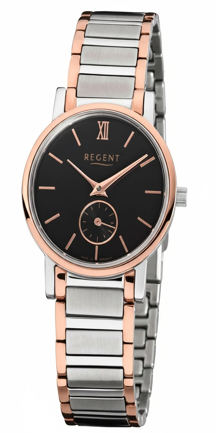 Regent 11110943 Herren Uhr • Präzises Quarzwerk • Robustes Mineralglas