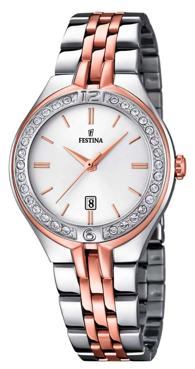 Festina Mademoiselle F16868/2 Damenuhr • Feminine Eleganz • Hochwertiger Edelstahl