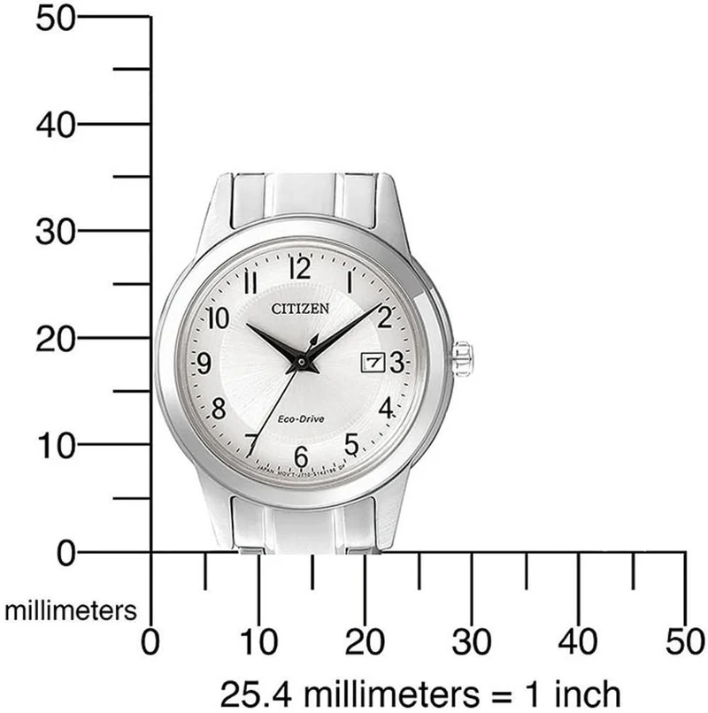 Citizen Sport FE1081-59B Damenuhr • Eco-Drive Solar-Antrieb • Elegantes Edelstahl-Design