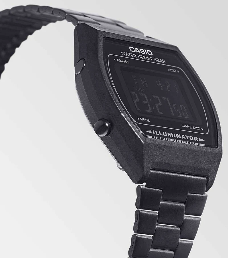 Casio Vintage B640WB-1BEF Uhr • Kultiges Retro-Design • Digitaluhr mit Stoppfunktion
