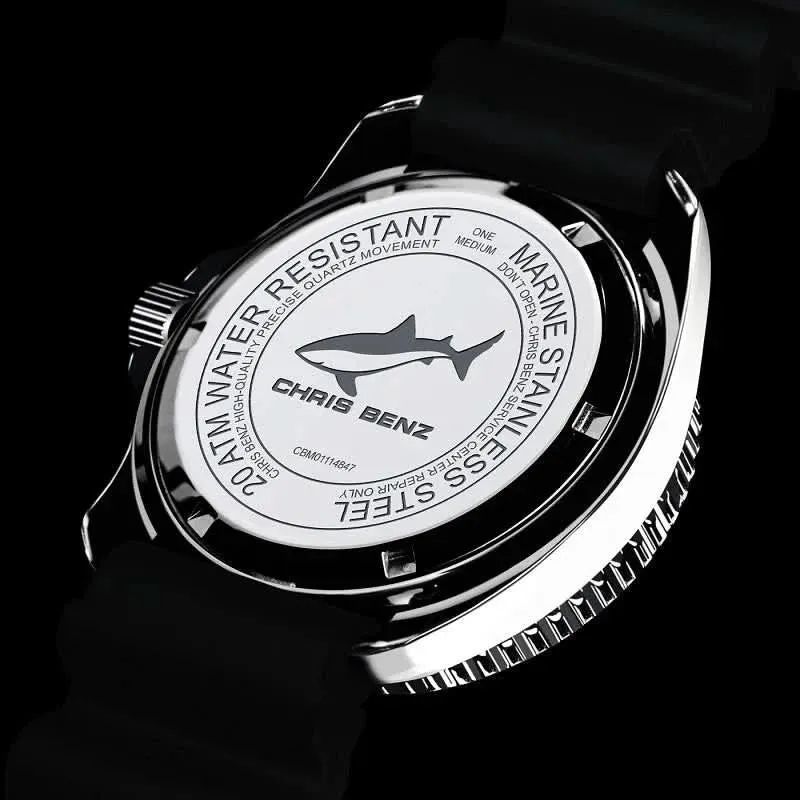 Chris Benz Marine CBM-B-MB-SI Herrenuhr • Saphirglas • 200m wasserdicht