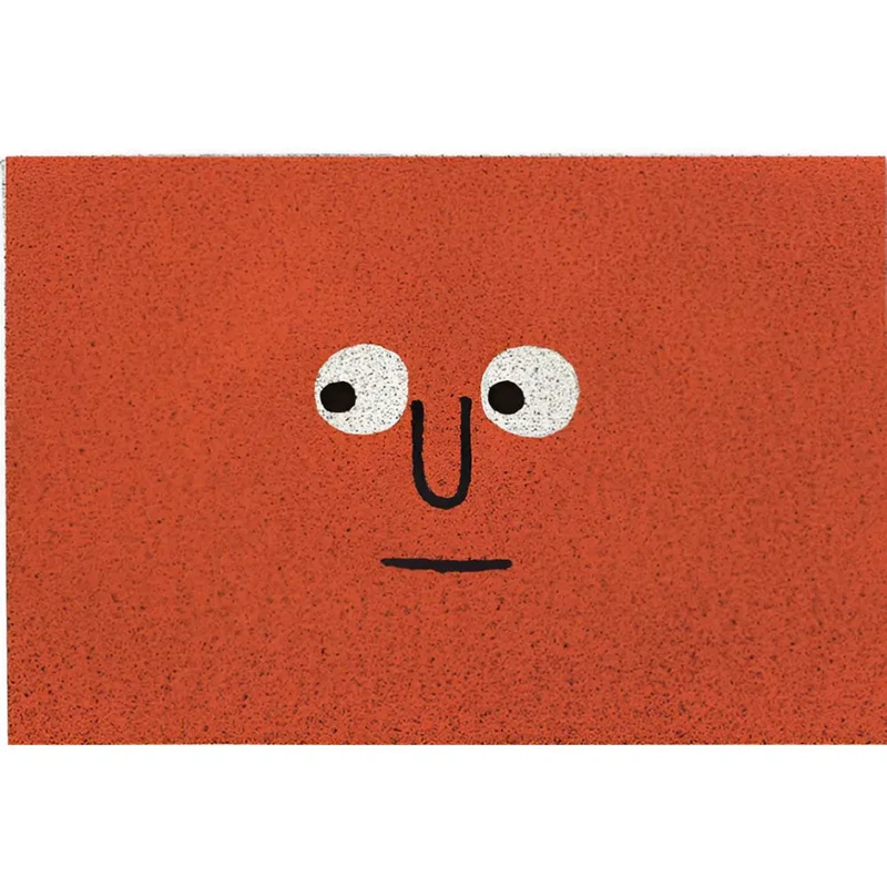 Deurmat met Smiley Opdruk 40×60 cm Antislip PVC Vloermat voor Entree Hal Voorportaal | Sansoti