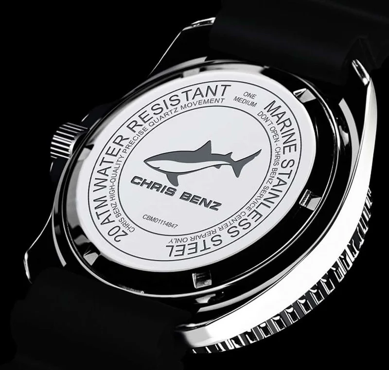 Chris Benz One Medium CBM-SI-KB-SI Damenuhr • 200m Wasserdicht • Saphirglas