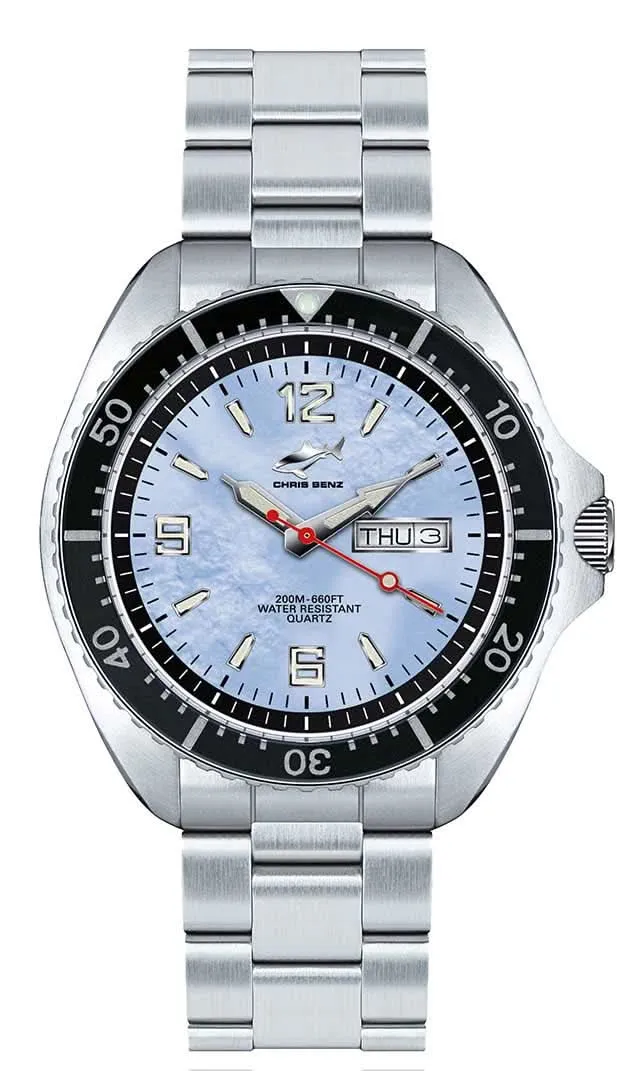 Chris Benz ONE CBO-H-MB-SW Herrenuhr • 200m Wasserdicht • Saphirglas