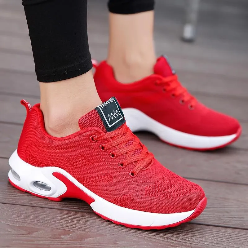 Dames Sneakers met Voetgewelfondersteuning Ademend Mesh Sportschoenen voor Dagelijks Comfort Beweging Wandelen | Sansoti