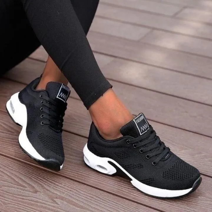 Dames Sneakers met Voetgewelfondersteuning Ademend Mesh Sportschoenen voor Dagelijks Comfort Beweging Wandelen | Sansoti