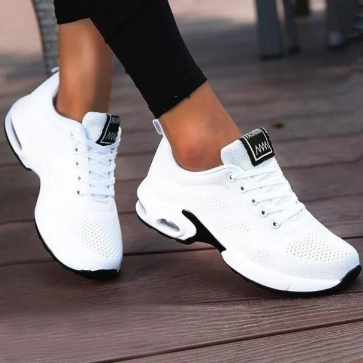 Dames Sneakers met Voetgewelfondersteuning Ademend Mesh Sportschoenen voor Dagelijks Comfort Beweging Wandelen | Sansoti