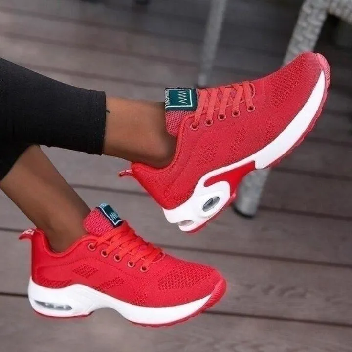 Dames Sneakers met Voetgewelfondersteuning Ademend Mesh Sportschoenen voor Dagelijks Comfort Beweging Wandelen | Sansoti