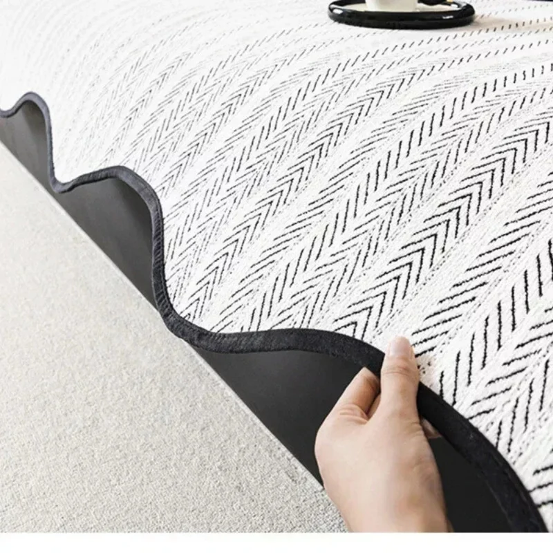 Herringbone Bankhoes met Golfrand Visgraat Microvezel Meubelbeschermer Zitdecoratie Bankovertrek Woonkamer | Sansoti