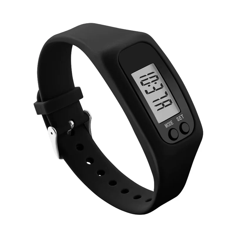 Digitaal Stappenteller Polshorloge LED Display Activiteitstracker Calorieteller Bewegingsmeter Sporthorloge | Sansoti