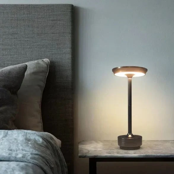 Dimbare Tafellamp Oplaadbaar Waterbestendig Metaal Touch Bediening Draadloos LED Sfeerverlichting Sfeerlamp | Sansoti