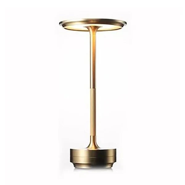 Dimbare Tafellamp Oplaadbaar Waterbestendig Metaal Touch Bediening Draadloos LED Sfeerverlichting Sfeerlamp | Sansoti