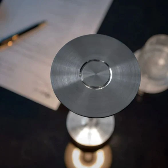 Dimbare Tafellamp Oplaadbaar Waterbestendig Metaal Touch Bediening Draadloos LED Sfeerverlichting Sfeerlamp | Sansoti
