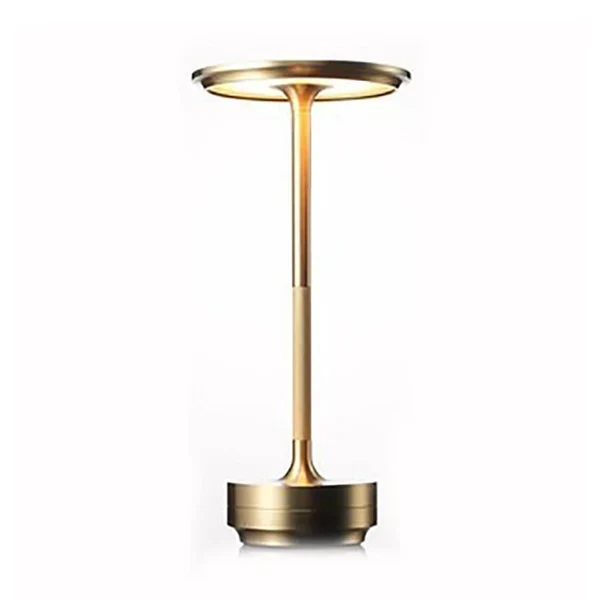 Dimbare Tafellamp Oplaadbaar Waterbestendig Metaal Touch Bediening Draadloos LED Sfeerverlichting Sfeerlamp | Sansoti