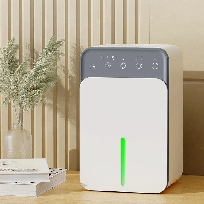 Compacte Luchtontvochtiger met Timer en Nachtmodus 1 Liter Capaciteit voor Slaapkamer Badkamer en Kantoor | Sansoti