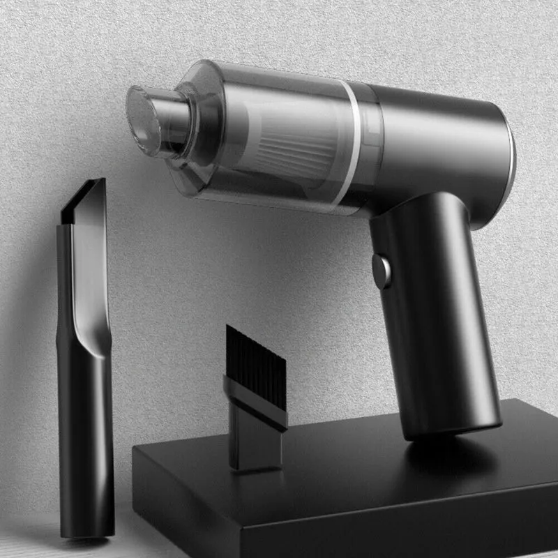 Draadloze Kruimeldief Handstofzuiger Oplaadbaar USB Compact Design voor Auto Toetsenbord Bureau en Kantoor | Sansoti