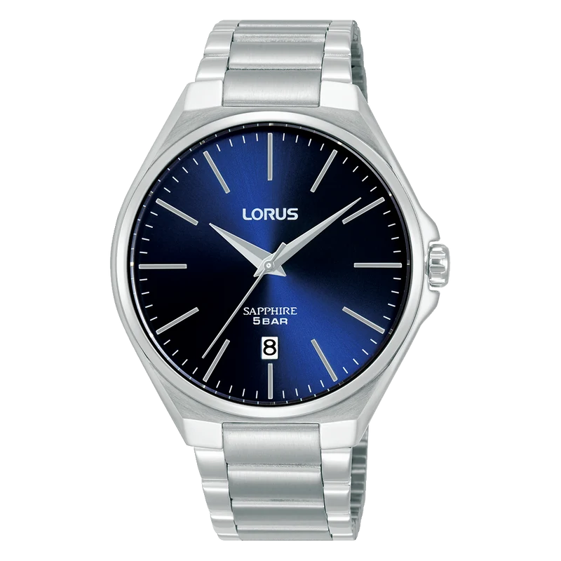 Lorus Dress RS947DX9 Herrenuhr Dunkelblau • Saphirglas • Edelstahlarmband