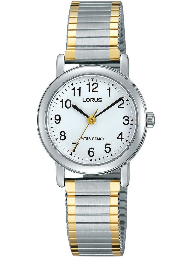 Lorus RRX05HX9 Damen Armbanduhr • Zweifarbiges Zugband • Mineralglas